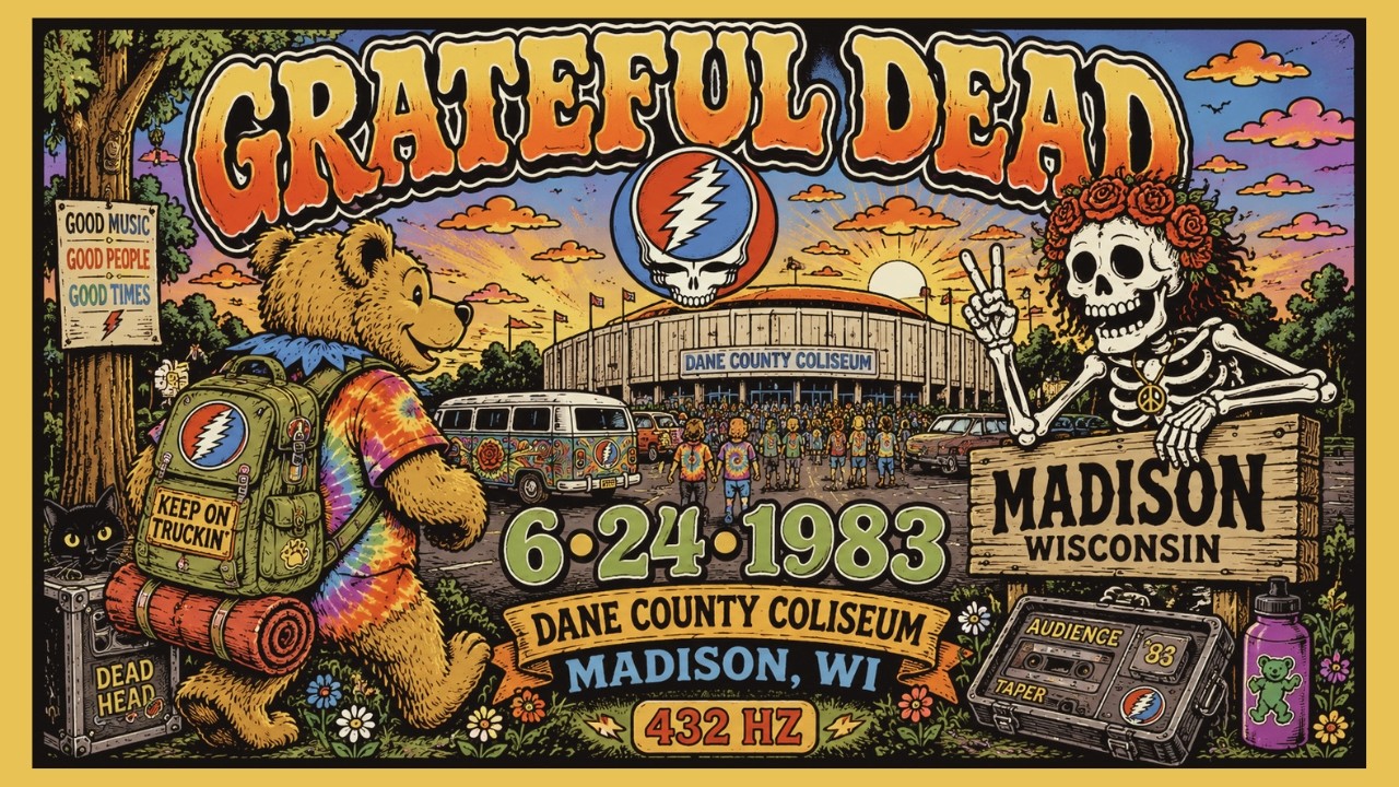 Grateful Dead 6/24/83 Madison, WI • Help→Slip→Franklin's • 432
