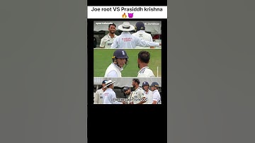 Fight between Prasiddh krishna and Joe root 👿