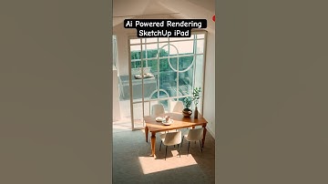 Ai Powered Rendering in SketchUp On iPad #shorts #sketchup #3d #sketchuptutorial #ipad