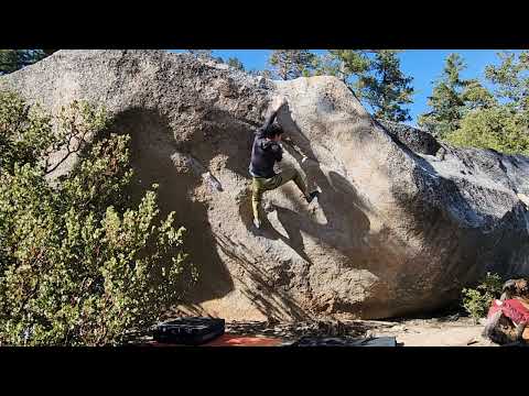 Beta Video for climb Dark Horse v11, Black Mountain