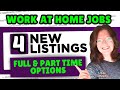 NEW REMOTE JOBS !  Full and Part Time Work From Home Job Opportunities Hiring in 2026