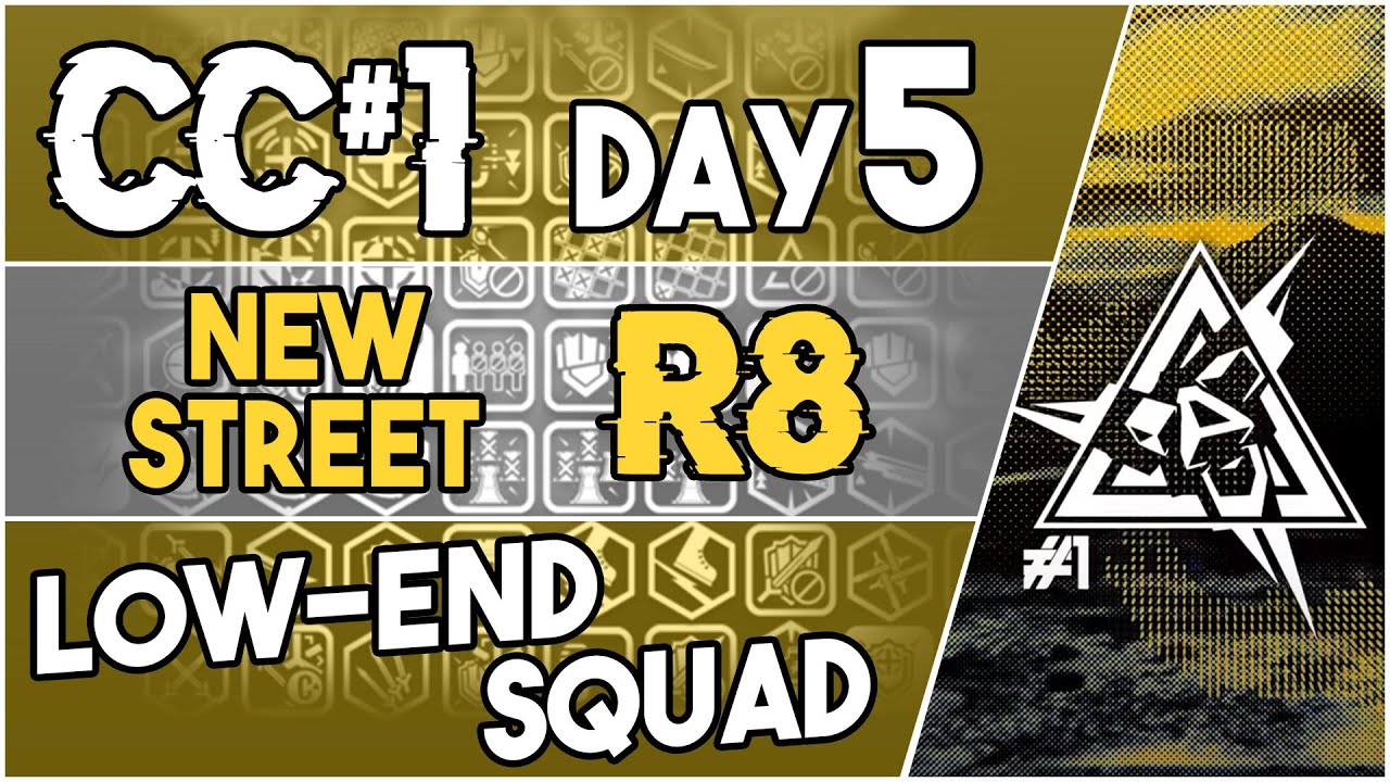 【明日方舟/Arknights】[CC#1 Day 5 - New Street Risk 8] - Low End Squad - Arknights Strategy
