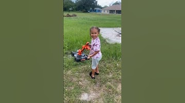 Savvy Gets Caught Cutting The Grass 😱