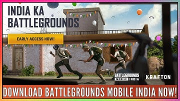 How to download Battlegrounds Mobile India- Early Access  | BGMI |