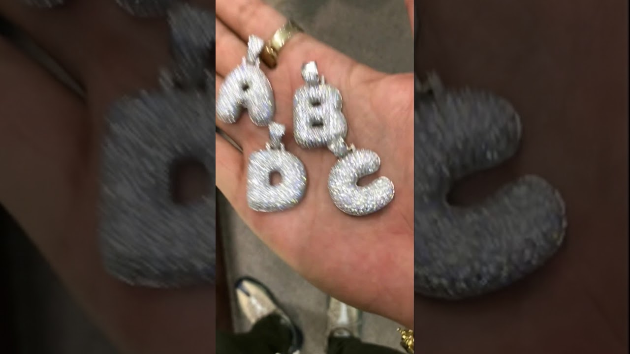 Frosty Cut - Custom Bubble Letter Pendants
