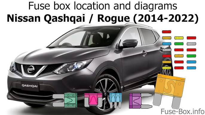 Fuse box location and diagrams: Nissan Qashqai / Qashqai+2 (2007