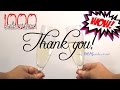1000 SUBSCRIBERS! evy IDEAS YouTube channel 1000 subscribers THANK YOU!!