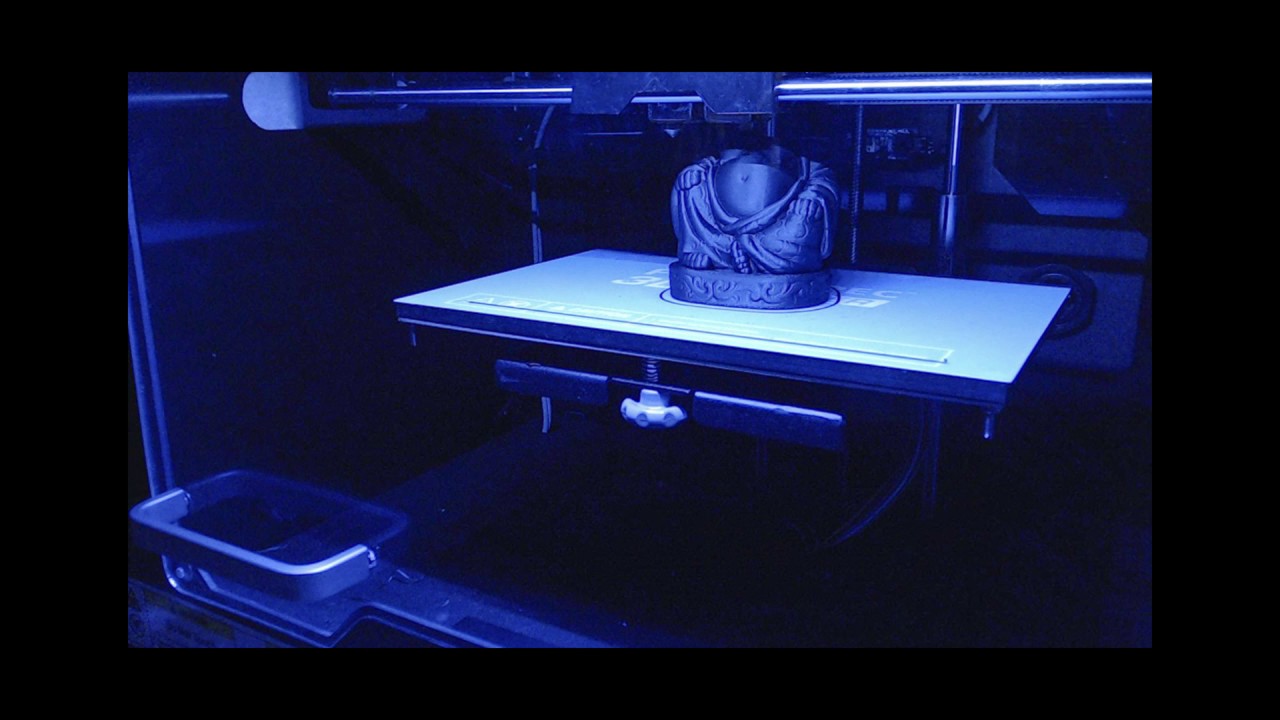 Time Lapse 3D Printing a Groot Buddha Statue - YouTube