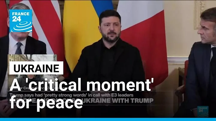 A 'critical moment' for peace in Ukraine as Europeans discuss with Trump • FRANCE 24 English