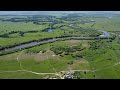 Село Суморьево и река Мокша с высоты птичьего полета - Нижегородская область - [4K UHD] #1