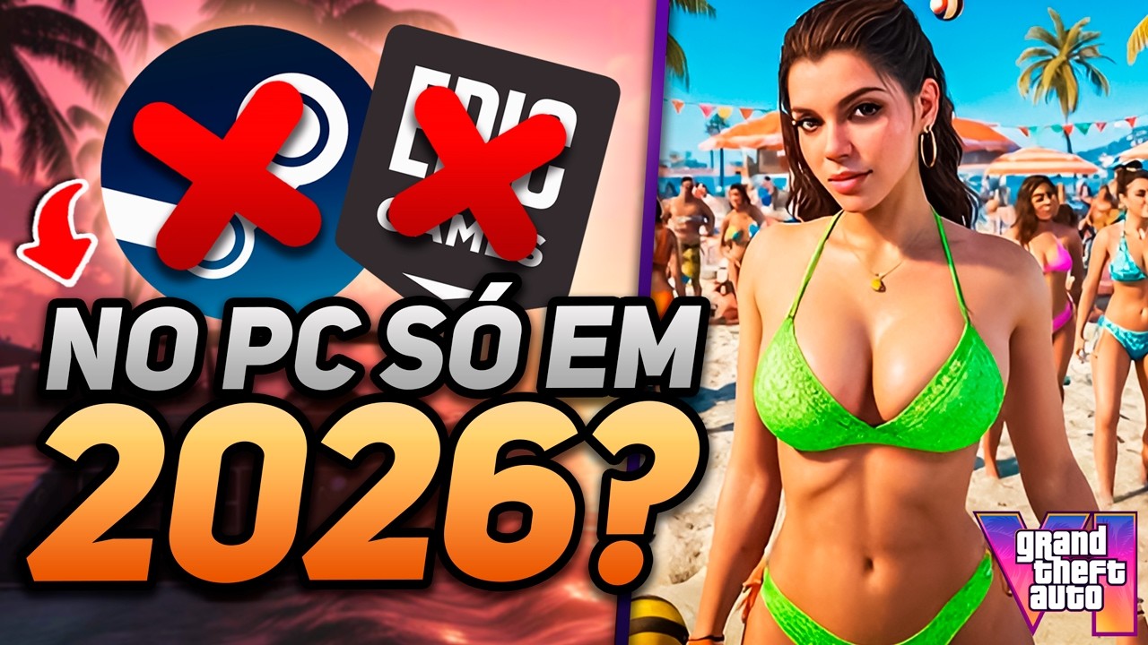 GTA 6 NÃO SERÁ lançado para PC (e a culpa pode ser SUA!)