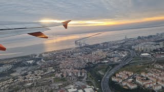 Lisbon - Takeoff from Lisboa Airport to Madeira Cristiano Ronaldo Airport with Easyjet A320; 4.3.23