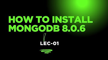 How to Install MongoDB 8.0.6 on Windows 10/11 [2025] | Step-by-Step Guide + MongoDB Compass Setup
