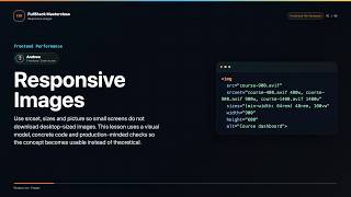Responsive Images Explained | FullStack Masterclass Frontend Performance Course