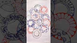 zentangle art for beginners#zentangle #doodle #art #zendoodles #drawing #shorts  #youtubeshorts