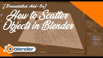 [TUTORIAL] How to Scatter Object in Blender (Preinstalled Add-On)_Blender 2.93 [Hindi]
