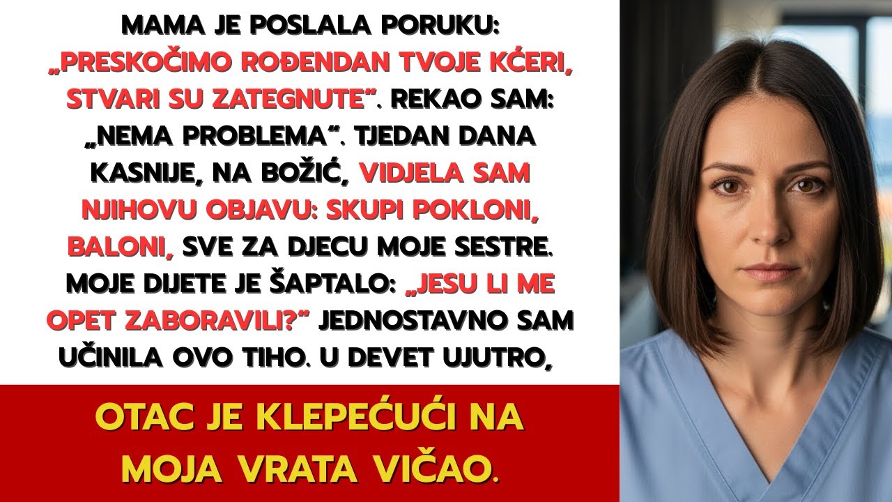 Mama poručila da preskaču rođendan moje kćeri jer je “zategnuto”. Rekla sam “uredu”. A onda…