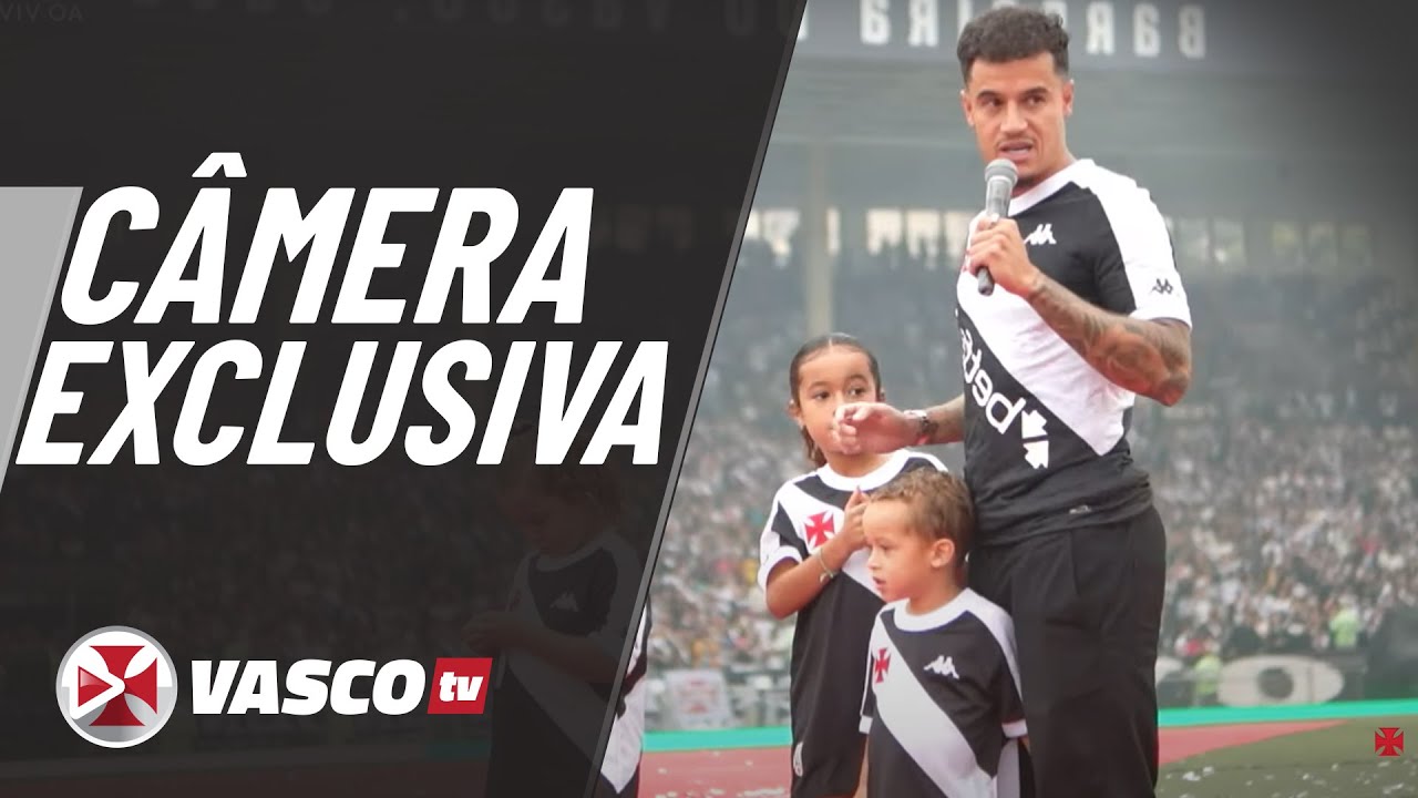 CÂMERA EXCLUSIVA VASCOTV  - ENTRADA DO COUTINHO NA APRESENTAÇÃO