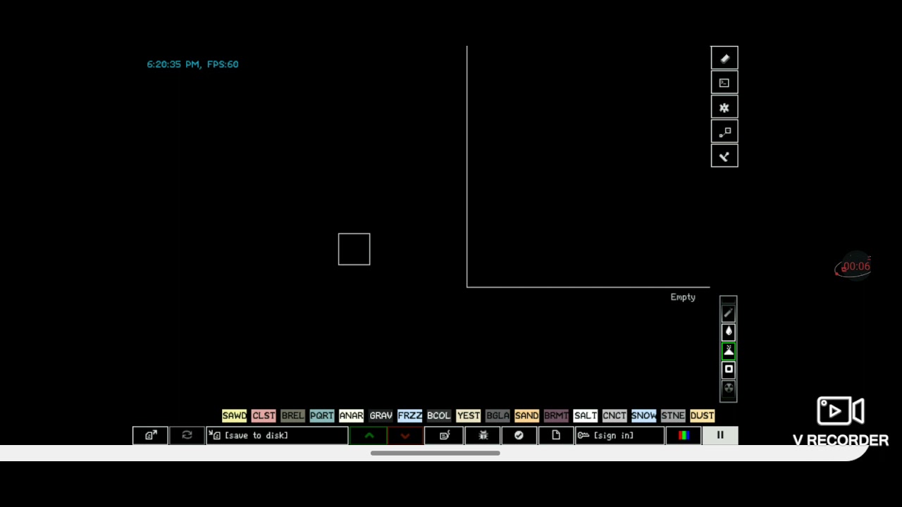making hydrogen in the powder toy YouTube