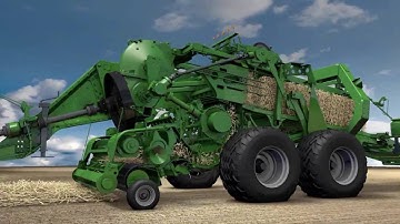 BiG Pack Large Square Baler 3D Animation