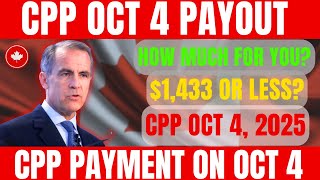 Famous $1,433 CPP Payment on Oct 4, 2025 – How Much Will Seniors Really Get? Profile