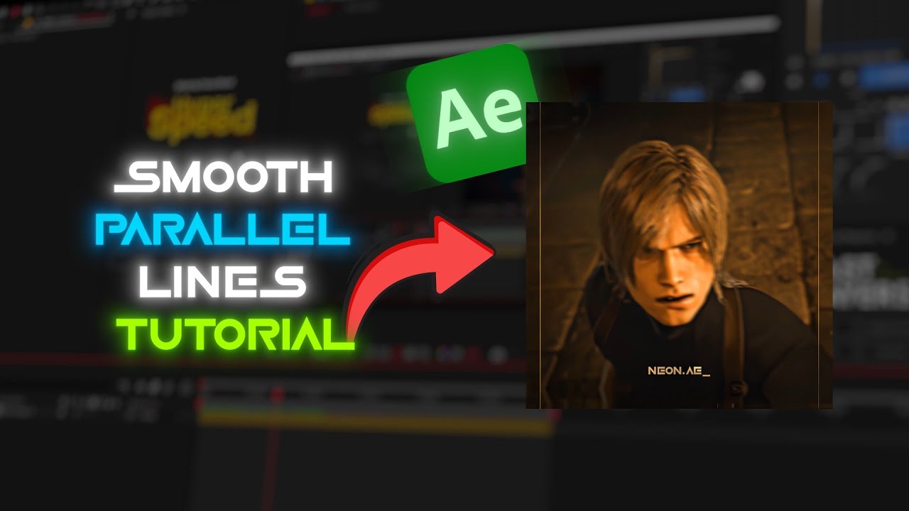 SMOOTH PARALLEL Lines (Mirror Lines) After Effects Tutorial - YouTube