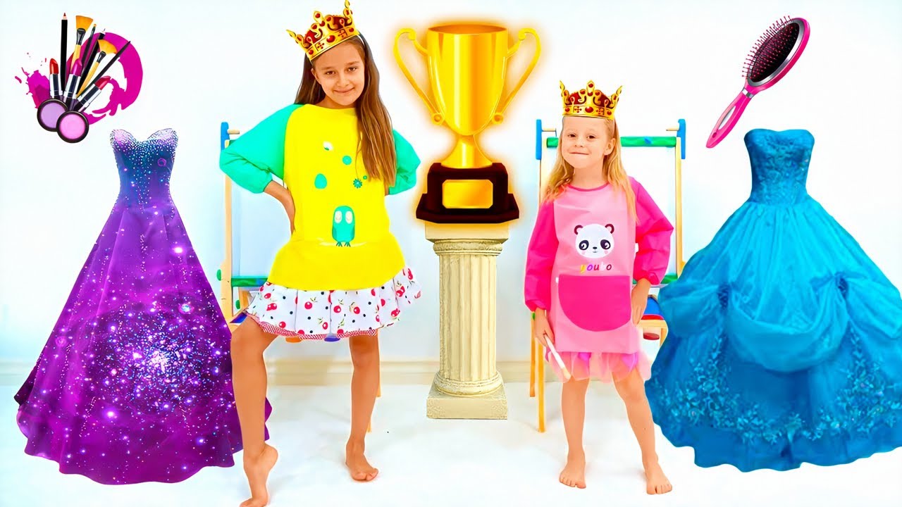 नस्ताया और क्लवा ने सौंदर्य प्रतियोगिता का मंचन किया