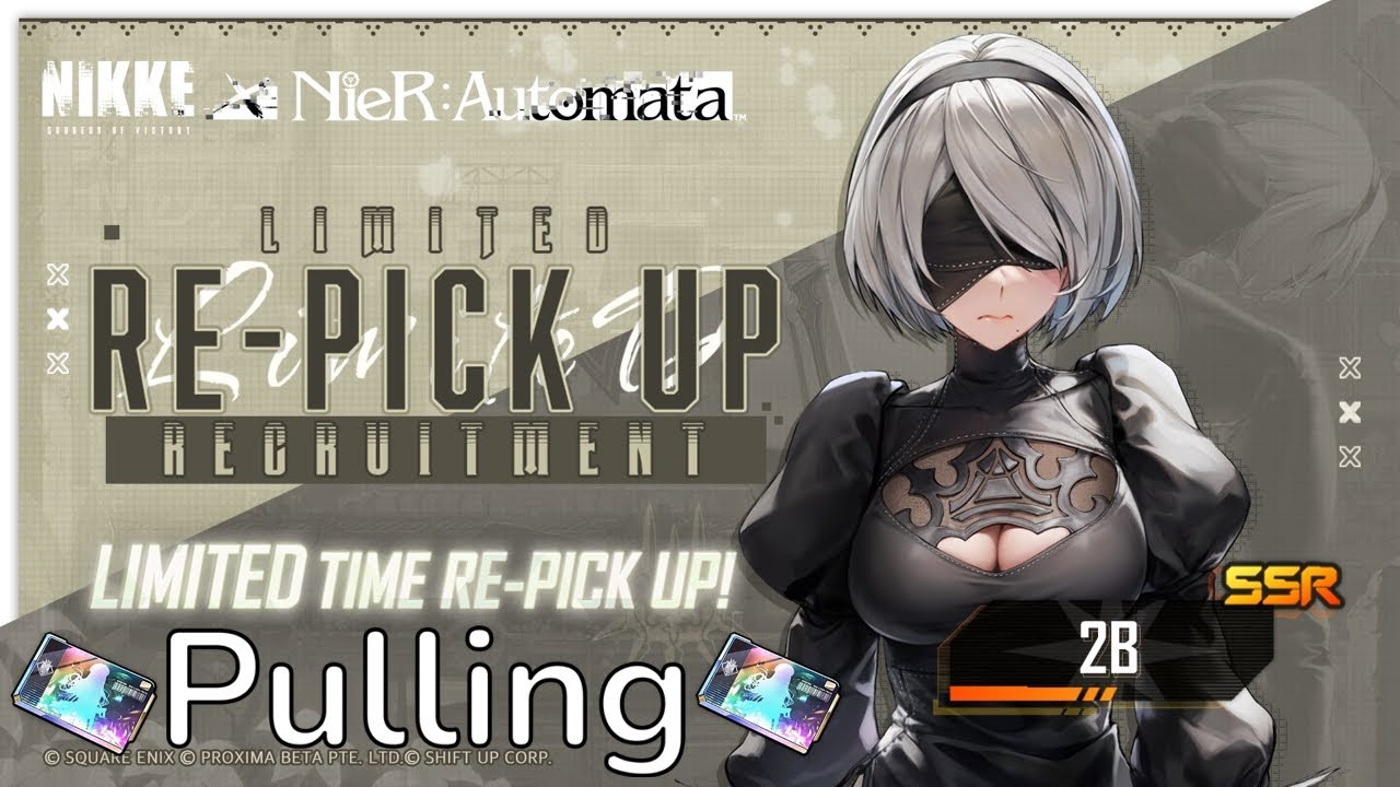 Pulling 2B in GODDESS OF VICTORY: NIKKE x NieR:Automata!