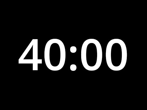 40 Second Stopwatch Timer