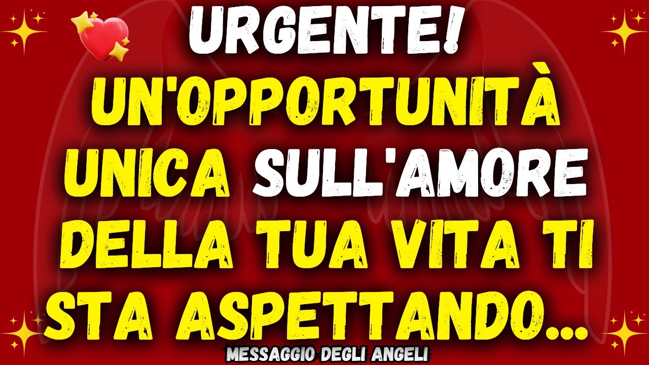 la vita ti sta aspettando