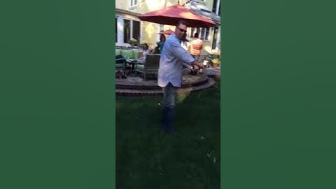 First Time Sabering a Champagne Bottle