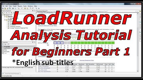 LoadRunner Analysis - Loadrunner Analysis Tutorial-LoadRunner Analysis Graphs Explained-LoadRunner