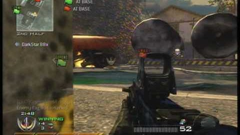 ModernWarfare 2 CTF Nuke on Scrapyard (Gameplay/Commentary)