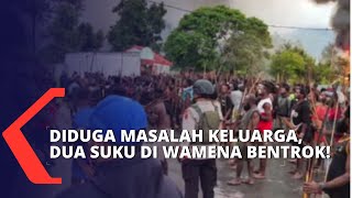 Diduga Masalah Keluarga, Dua Suku di Wamena Bentrok dan Saling Serang Pakai Panah dan Sajam