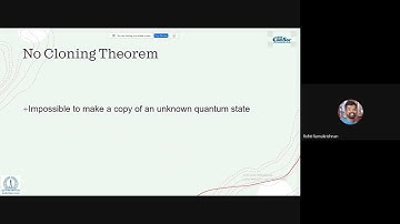 Lecture 3 - Quantum communication basics - Rohit K Ramakrishnan - QCW 2021