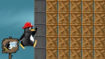 SuperTux 0.5.1Tux Strikes Back-Level 7:Boxy World