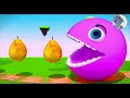 Pacman having Fun Play ! Kid video ! Gola video