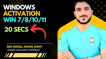 Activate Windows 11 / 10 / 8 / 7 In 20 Sec