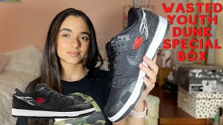 Unboxing the Wasted Youth Dunk | Special Box | Angele Jelly Altieri