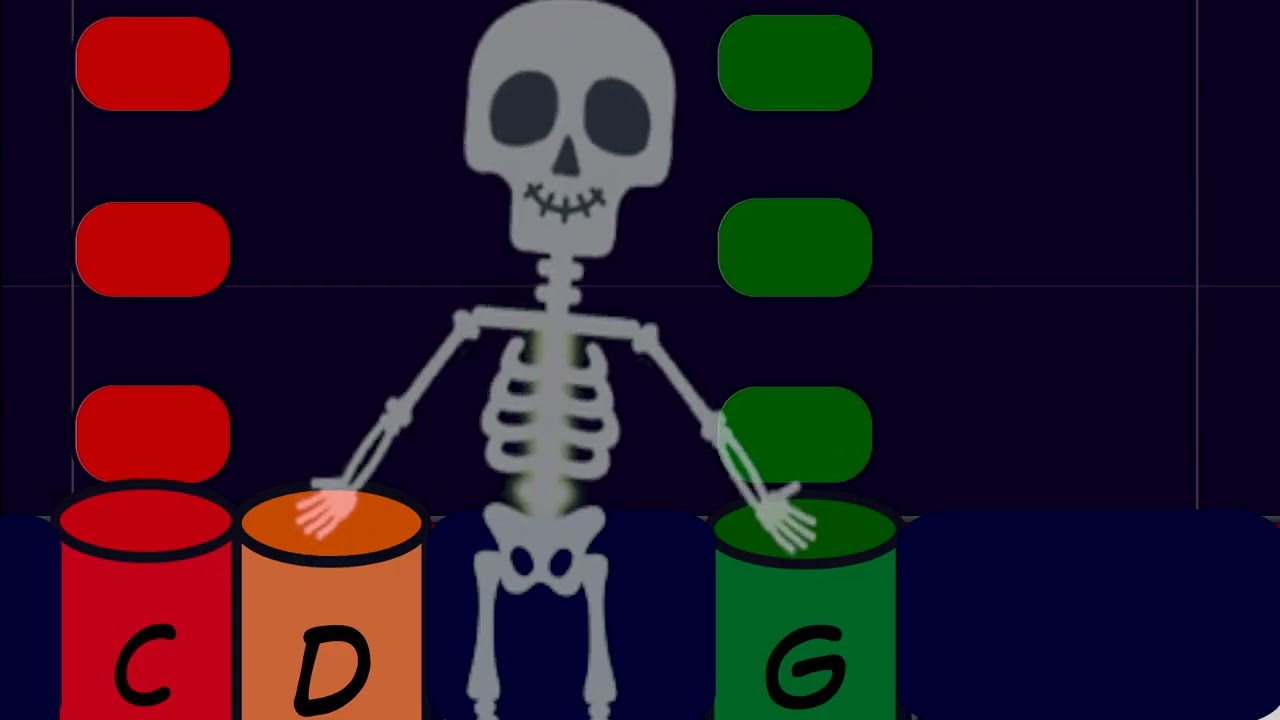 Dancing Bones Easy Boomwhackers