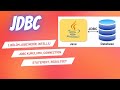 1. Bölüm JDBC Nedir, Intellij JDBC Kurulumu, Connection, Statement, ResultSet