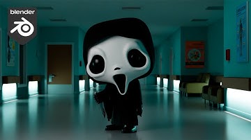 GHOSTFACE (Scream) - FunkoPop! - Blender Animation