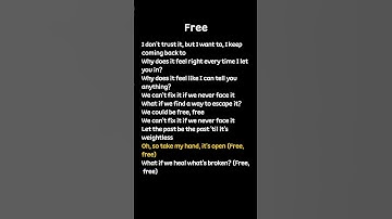 Thumbnail of 💛RUMI & JINU - Free (Lyrics) KPop Demon Hunters