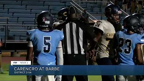 FNF22 WEEK 2: CARENCRO VS BARBE