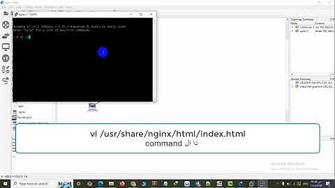 nginx web server docker in gns3