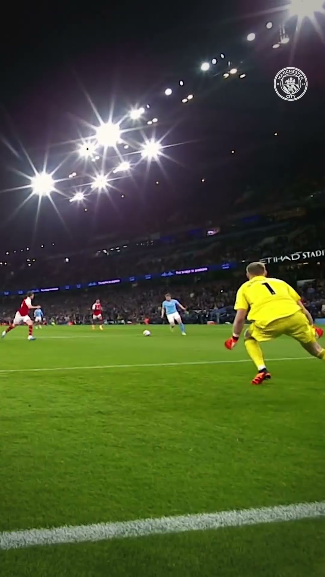 KDB on TARGET against Arsenal ?? ? #mancity #football #goals #shorts #shortsvideo