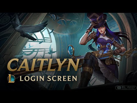 Caitlyn, The Sheriff of Piltover | Login Screen | Animated 4K 60fps - League of Legends