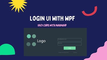Dark/Light User Login Form  C# WPF