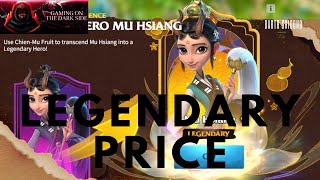 Mu Hshiang  Legendary Upgrade  Call Of Dragons