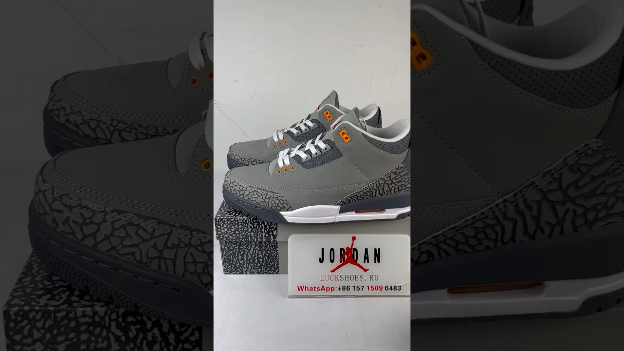 Air Jordan 3 “Cool gray” Seems that people like cool gray. 😎🛒🎁